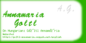 annamaria goltl business card